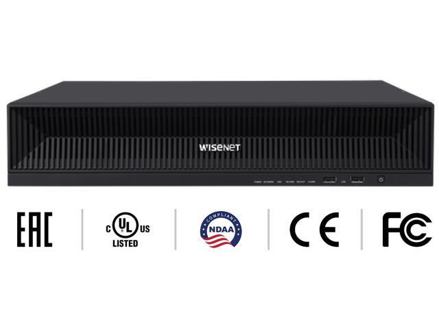 Hanwha Vision XRN-1620B2 X-Series 4K 16-Channel H.265 NVR with AI Search, 140 Mbps,Up to 80TB HDD Not Included 16 Terabyte HDD