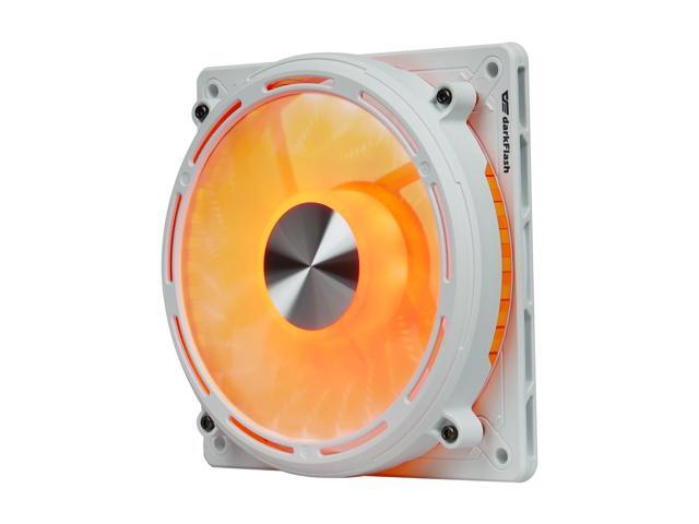 darkFlash EXPLORE DE8 120mm PWM ARGB Case Fans 3-Pack - Normal Blade - High Airflow - Hydro Bearing - 5V ARGB Sync - White