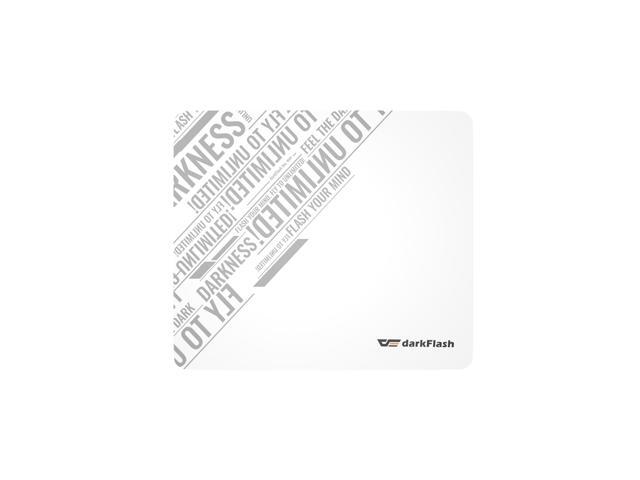 darkFlash DMP300 300 x 260mm Tempered Glass Gaming Mouse Pad with Micro Etched Surface,Snow