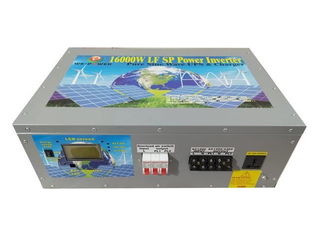U-POWER 64000W Peak 16000W Power Inverter(8000W 110V Or 8000W 220V)Low Frequency Split Phase Pure Sine Wave Solar Converter 48V DC To 110V,220V AC...