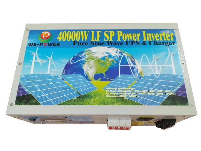 U-POWER 160000W Peak 40000W Power Inverter(20000W 110V Or 20000W 220V)Low Frequency Split Phase Pure Sine Wave Solar Converter 48V DC To...