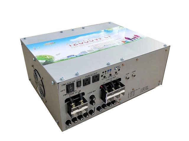U-POWER 48000W Peak 12000W Power Inverter(6000W 110V Or 6000W 220V)Low Frequency Split Phase Pure Sine Wave Solar Converter 48V DC To 110V,220V AC...