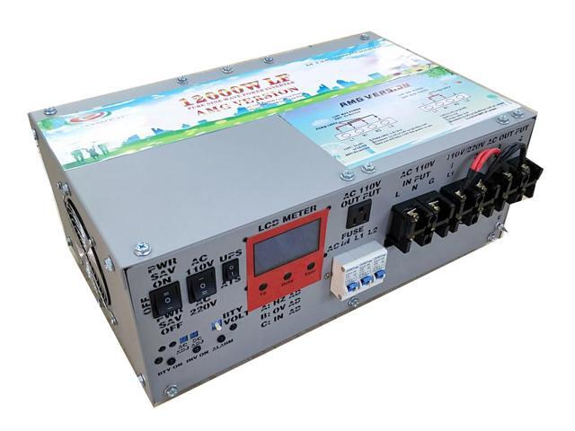 U-POWER 48000W Peak 12000W Power Inverter(6000W 110V Or 6000W 220V)Low Frequency Split Phase Pure Sine Wave Solar Converter 12V DC To 110V,220V AC...
