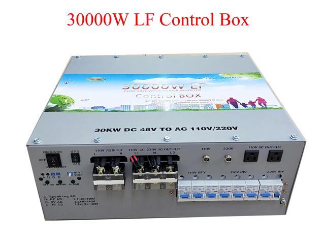 U-POWER 120000W Peak 30000W Power Inverter(15000W 110V Or 15000W 220V)Low Frequency Split Phase Pure Sine Wave Solar Converter 48V DC To...