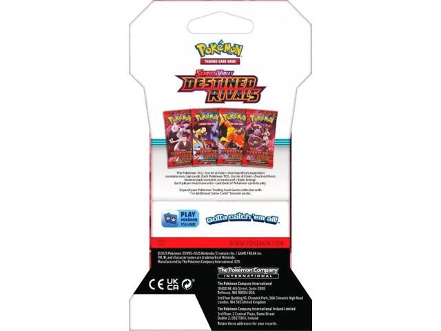 Pokemon TCG: Destined Rivals Sleeved Booster Pack - Random Artwork