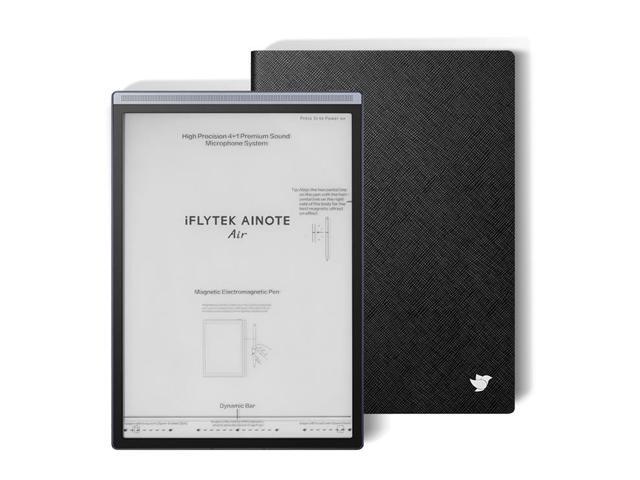 iFLYTEK AINOTE Air 2 Bundle - Black Folio Case, 8.2-inch AI Note-Taking Tablet, Paper Tablets, Digital Notebook with Stylus, Voice-to-Text...