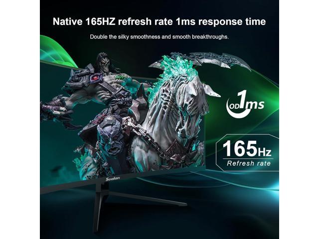 Sealan 34 Inch Ultrawide Curved Monitor Gaming, 1500R, WQHD 3440x1440p, 165Hz Monitor with RGB Backlight,PIP/PBP,127% sRGB,Crosshair/Timer/FPS/RTS,...