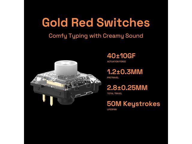 IQUNIX Magi65 Low Profile Mechanical Keyboard Wireless 65% Keyboard Ultra Slim for Creamy Typing, Hot Swappable, RGB Backlit, PBT Keycaps, Aluminum...