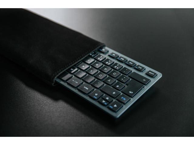 Cherry KW 7100 Mini Multi Device Compact Keyboard with Bluetooth. (Cherry Blossom)
