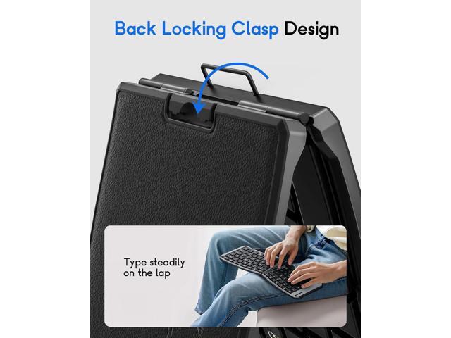 MoKo Ergonomic Foldable Keyboard, Split Portable Folding Bluetooth Keyboard for Business Travel, Ultra Slim Rechargeable Wireless Keyboards for...
