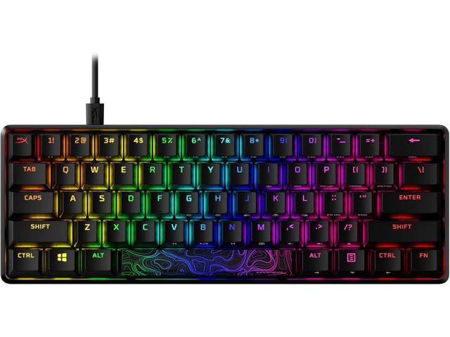 Alloy Origins 60 - Mechanical Gaming Keyboard, Ultra Compact 60% Form Factor, Double Shot PBT Keycaps, RGB LED Backlit, NGENUITY Software...