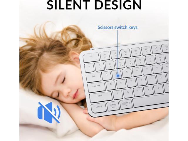 Keychron B1 Pro Ultra-Slim ZMK/Launcher Wireless Bluetooth 2.4 GHz/Wired Connection Keyboard for Mac Windows Linux - White