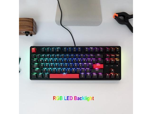 Keychron C3 Pro QMK/VIA Custom Mechanical Keyboard, 8000 Polling Rate Hot Swappable Programmable 87 Keys Compact TKL Layout Gasket Mount, RGB...