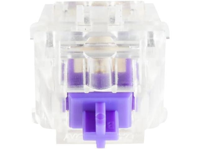 GLORIOUS Kailh Pro Purple Mechanical Keyboard Switches Tactile 120-Pack for Custom Keyboards - Ideal for Gaming and Typing