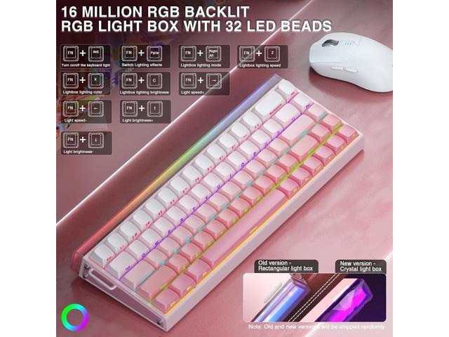 AULA Hero 68 HE 60% Wired Gaming Keyboard, Hall Effect Magnetic Switch Keyboard with Adjustable Actuation, Fast Trigger Mode, 8K Hz Polling Rate,...