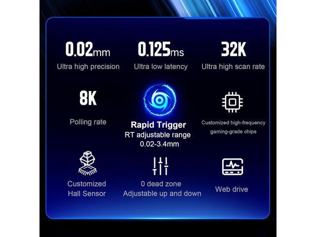 Hyekit x MCHOSE ACE 68 65% Wired Magnetic Switch Mechanical Gaming Keyboard, Rapid Trigger Hall Effect Keyboard, Hyper-Fast Adjustable Actuation,...