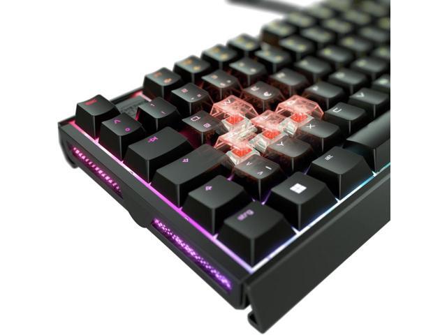 CHERRY XTRFY MX 3.1 Wired Mechanical Keyboard Aluminum Housing MX2A Silent Red Switches for Gaming and Office (Black, MX2A Silent Red)