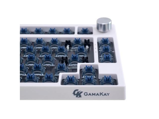 GK GAMAKAY Pegasus Tactile Silent Keyboard Switch with LED Diffuser for Backlit Mechanical Keyboard 5 Pin Pre-lubed Switches for DIY (Pegasus V2...