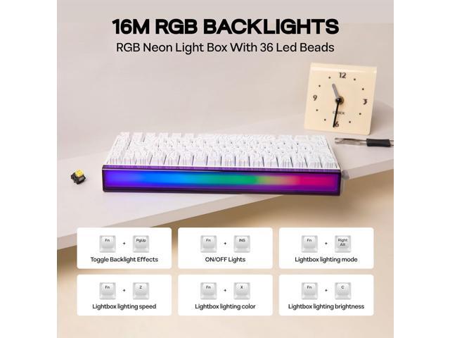MechLands Aula Hero84 HE Wired Magnetic Gaming Keyboard, Rapid Hall Effect Keyboard with 0.01mm Adjustable Actuation, 8kHz Polling, 5-Layer Sound...