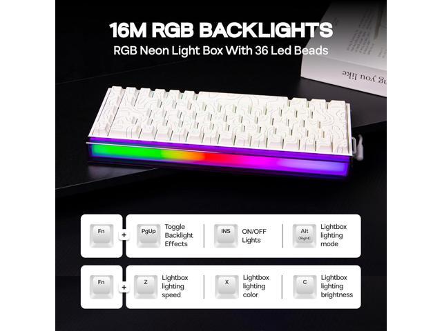 MechLands Aula Hero68 HE Wired Magnetic Gaming Keyboard, Rapid Hall Effect Keyboard with 0.01mm Adjustable Actuation, 8kHz Polling, 5-Layer Sound...