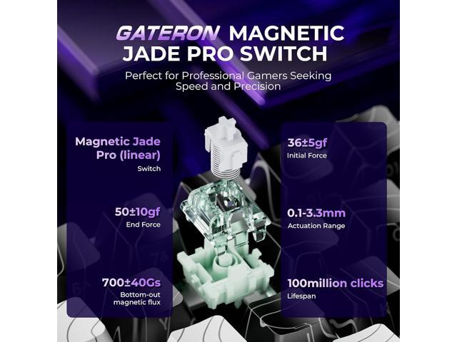 x XVX HE68 Pro Rapid Trigger Keyboard 60% Percent,Hall Effect Keyboard with Gateron Magnetic Jade Pro Switch,CNC Aluminum Frame Topographic Custom...