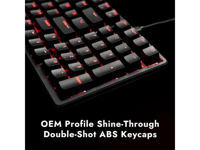 LEMOKEY X5 Wired Gaming LED Backlight QMK/Launcher Mechanical Keyboard for Windows/Linux, Customize keymaps, Double-Shot keycaps, Keychron...
