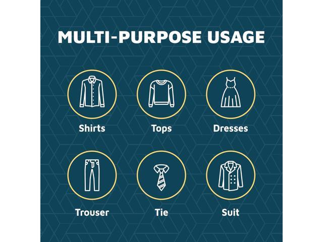Plastic Clothes Hanger Set - 20 Pieces Versatile, Lightweight, Space-Saving, Non-Slip, Slim Designed, Dry and Wet Clothes Hanger Set with 360°...