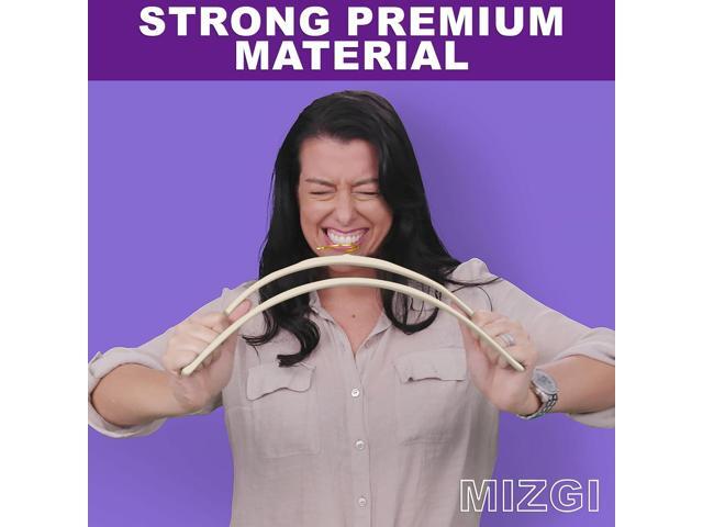MIZGI Ivory Velvet Hangers 60 Pack,Premium Gold Clothes Hangers Non-Slip Felt Hangers,Sturdy Ivory Hanger Heavy Duty Coat Durable Suit Hanger for...