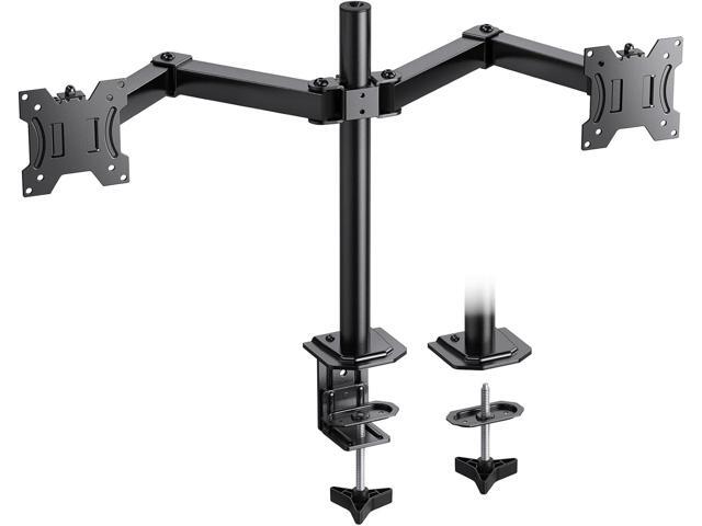 HUANUO Dual Monitor Mount for 2 Monitors up to 30 inches, Heavy Duty Dual Monitor Stand Holds up to 22 lbs, Dual Monitor Arm with Height Adjustable...