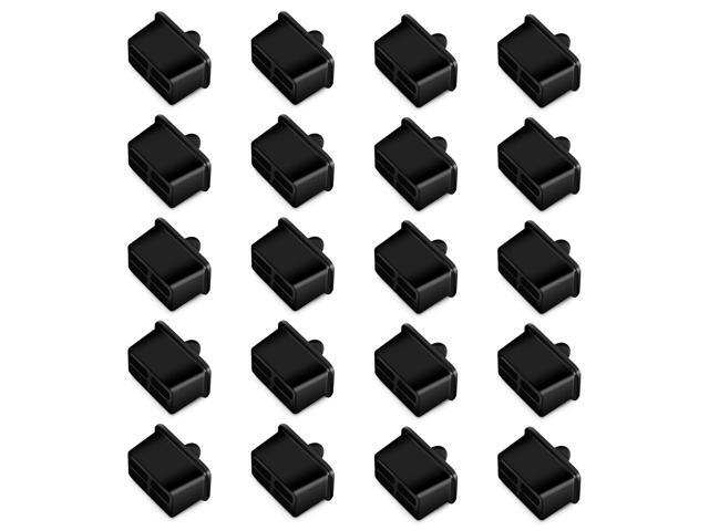 SFP SFP+ XFP Dust Covers Caps Suitable for Open Slot on Network Switch Silicone Type A 20pcs/Pack