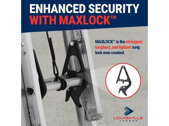 Louisville Ladder 16-foot Aluminium Extension Ladder, 250-Pound Load Capacity, Type I, AE3216