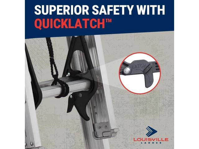 Louisville Ladder 16-foot Aluminium Extension Ladder, 250-Pound Load Capacity, Type I, AE3216