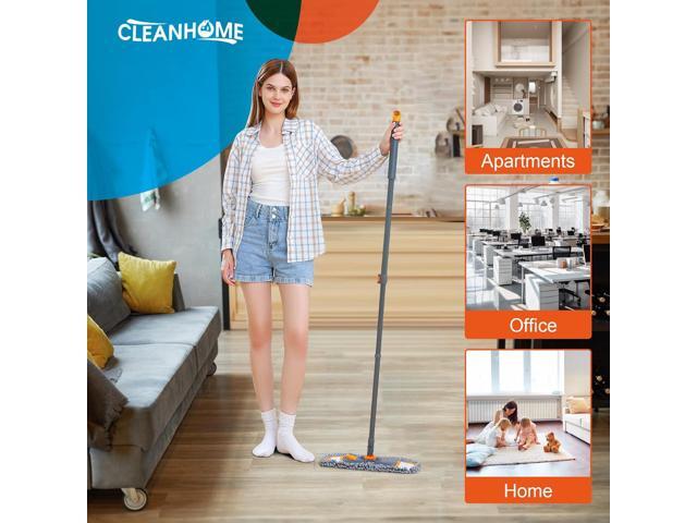 Mops for Floor Cleaning with 3 Different Washable Pads and Extendable 55 Long Handle, Multifunction Dust Mop for Hardwood,Marble,Tile Floor...