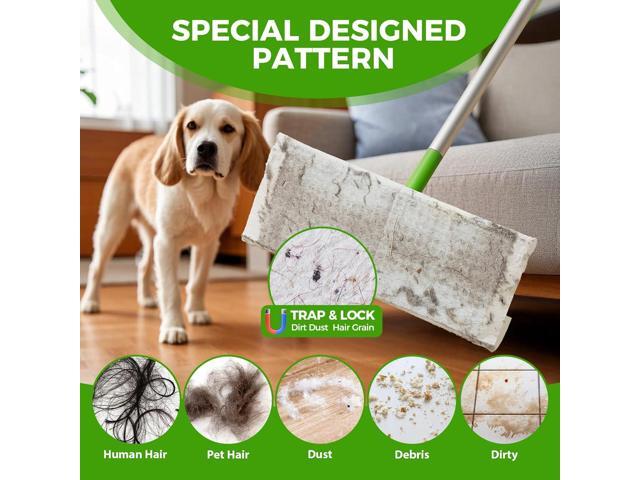 Dry Mop Refills - 160 Count Disposable Dusting Cloths - Electrostatic Cloths - 7.9'x11.6' Box Packing