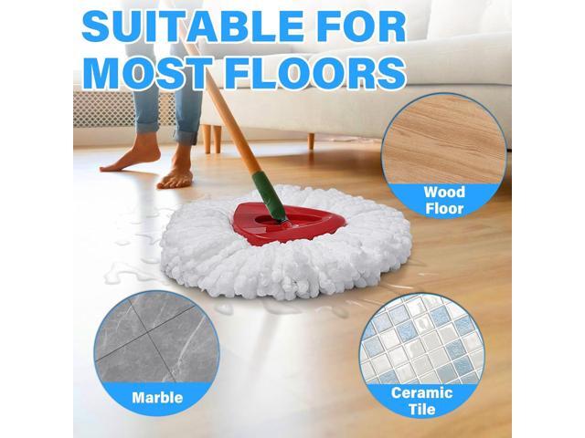 Mop Replacement Heads for O Cedar: Mop Replace Head Easy Wring Spin - Mop Heads Replacements Easy to Clean Install and Replaceable Mop Head Machine...