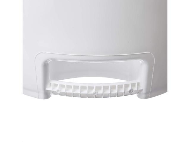 Hudson Exchange 5 Gallon Bucket with Bottom Grip Handle, HDPE, White, 14 Pack