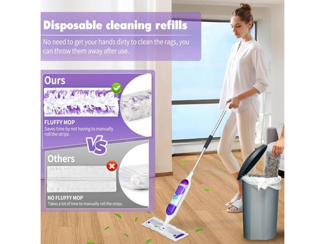 25PCS Disposable Mopping Pads Refills for Swiffer PowerMop,Replacement with Swiffer Power Mop Refills for Swiffer Power Mop Pads Multi-Surface for...