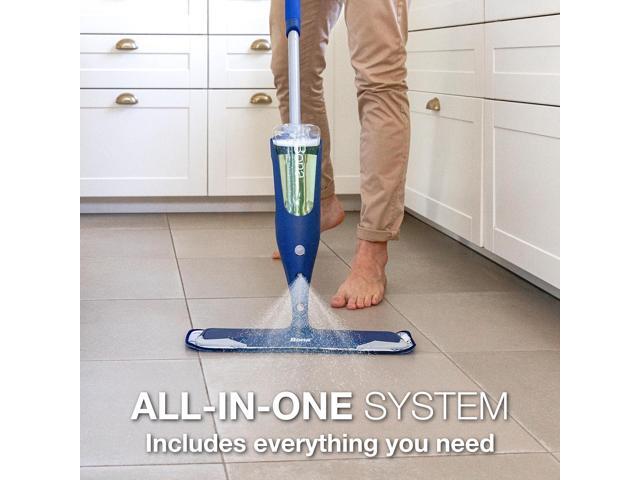 Bona Multi-Surface Floor Premium Spray Mop - Includes Multi-Surface Floor Cleaner Concentrate and Machine Washable Microfiber Cleaning Pad - For...