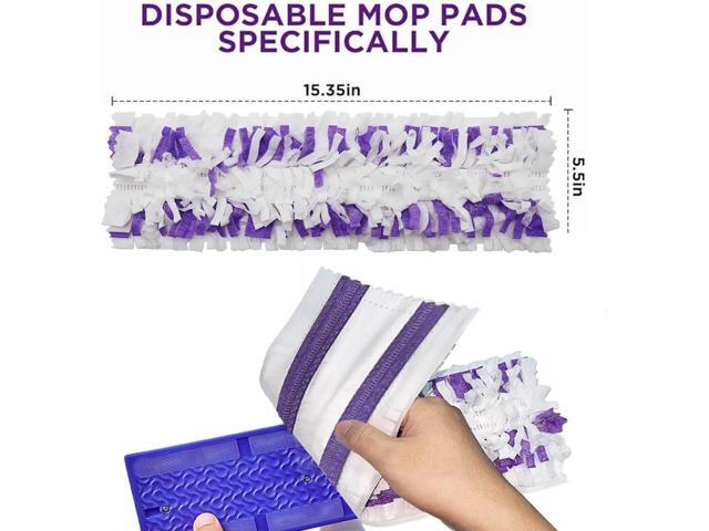 Replacement for S. wiffer PowerMop Disposable Mop Pads Multi-Sided Cleaning, Compatible with S. wiffer PowerMop for All Safe Floors20 Count
