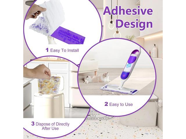 20 Count Disposable Power Mop Refills for Power Mop Multi-Surface MopPower Mop Pads for PowerMop Wood Mop,Compatible with Power mop Refills...