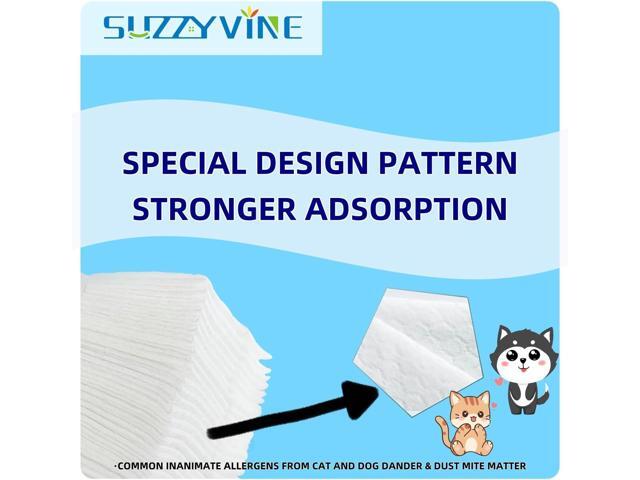 SUZZYVINE Dry Sweeping Cloths Dry Mop Refills Disposable Dry Floor Cloths Dry Cleaning Wipes Compatible With Swiffer Sweeper, Unscented,...