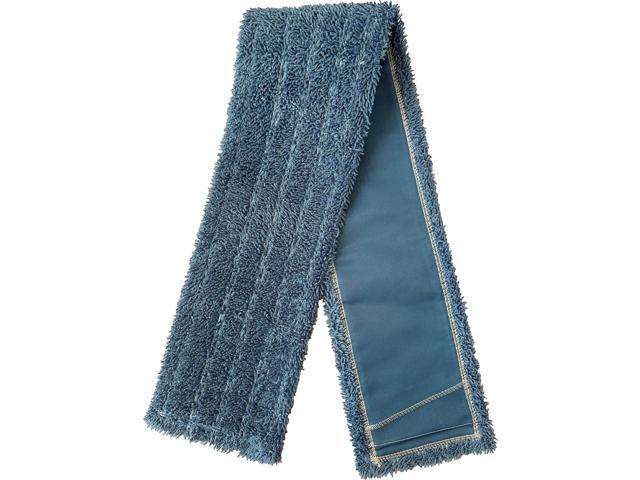 High-Performance Twisted-Loop Microfiber Dust Mop Kit: Superior Cleaning Efficiency - Blue 24 Inch