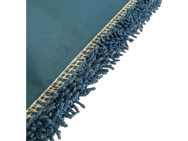High-Performance Twisted-Loop Microfiber Dust Mop Kit: Superior Cleaning Efficiency - Blue 24 Inch