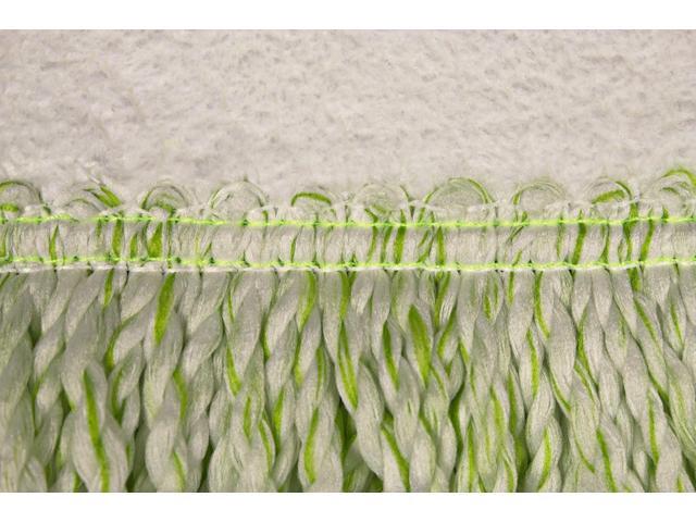 Commercial Microfiber Dry Mop Pad Refill, 24 Inch Floor Cleaning Pads with Coral Weave and Rope Border, Reusable for Hardwood, Tile, Vinyl, Fits...
