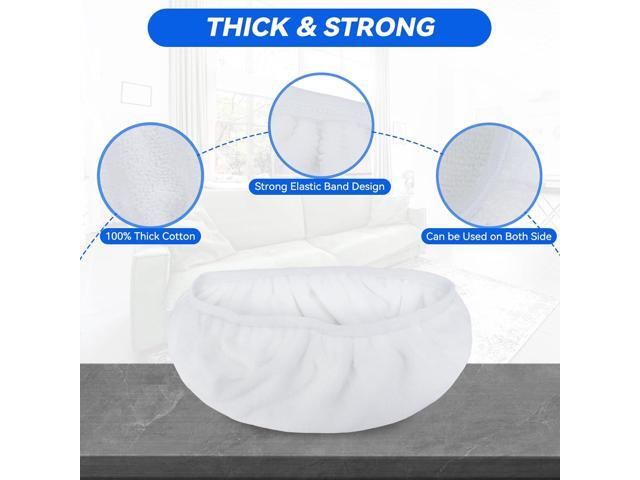 8'x15' Mop Replacement Head Compatible with O Cedar Hardwood Floor'N More Microfiber Mop- Reusable Mop Pads Refill Cotton Cloth Mop Covers for Wet...