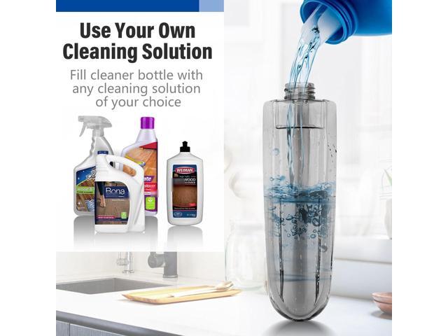 Mops for Floor Cleaning Wet Spray Mop with 14 oz Refillable Bottle and 3 Washable Microfiber Pads Home or Commercial Use Dry Wet Flat Mop for...