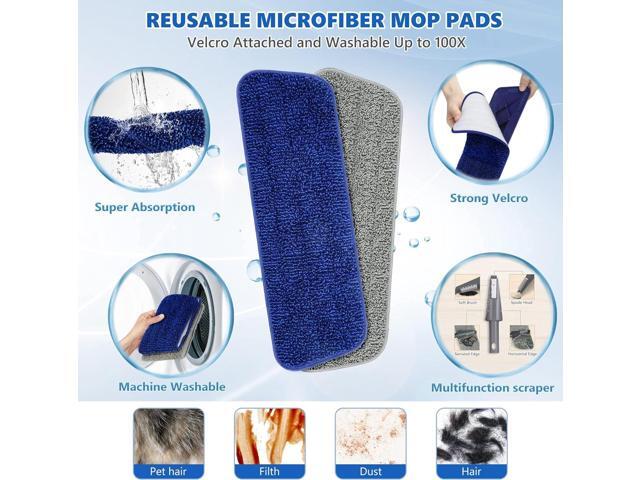 Spray Mops for Floor Cleaning - BPAWA Microfiber Floor Mop Flat Wet Mop Dry Dust Mop for Hardwood Laminate Wood Tile Vinyl Kitchen Bathroom Floors...