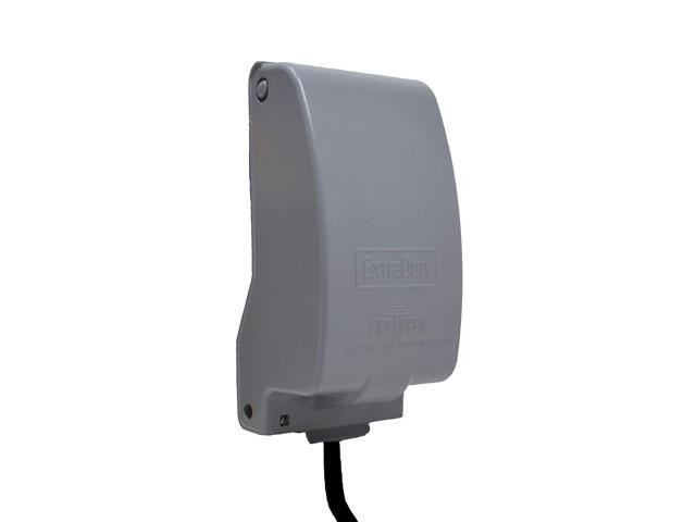 Sealproof 1-Gang Vertical Metal Weatherproof Lockable While In Use Outdoor Outlet Receptacle Cover, 7-in-1 Configurations