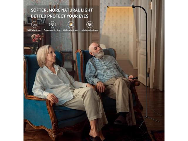 Led Floor Lamp for eyelash extensions Standing light Floor Lamps for Office Standing Lamp Brightness eyelash lamp tattoo Light Eye Caring Reading...