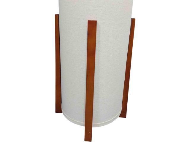 Brightech Parker Paper Lantern Floor lamp, 48 Inch Tall Lamp with Wood Frame, Asian Design for Bedroom, Decorative Tower Shade Lamp for Living...